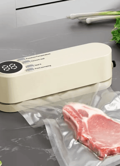 Sellador al vacío portátil, recargable por USB, tamaño compacto
