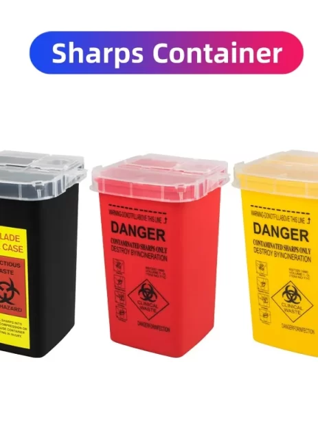 Contenedor RPBI, de residuos  punzocortantes