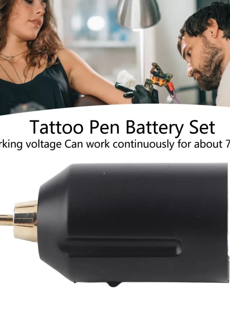 Fuente de alimentación para maquina rotativa de tatuaje- 3-12V, carga USB, voltaje ajustable entrada RCA