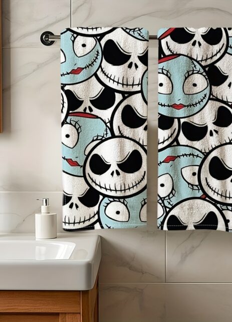 2 piezas- toallas de mano de Jack Skellington