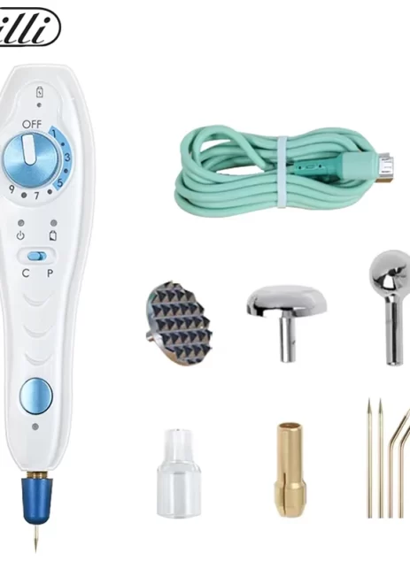 Pluma de Plasma Fibroblast profesional con aditamentos